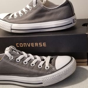 Converse sneakers in charcoal grey size 7